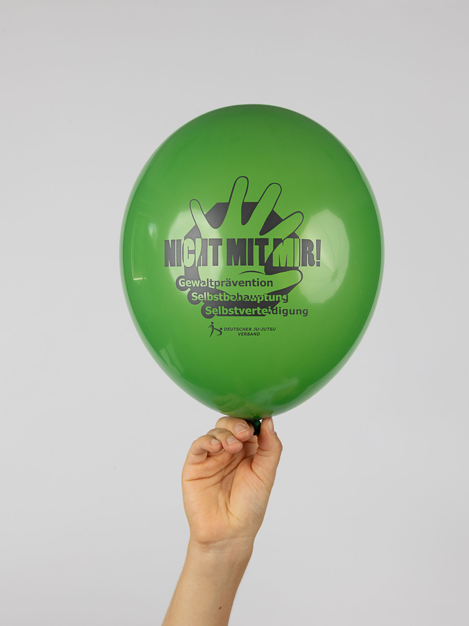 GummiBallon, grün, Ballon, Händedruck, Aufmerksamkeitsballon