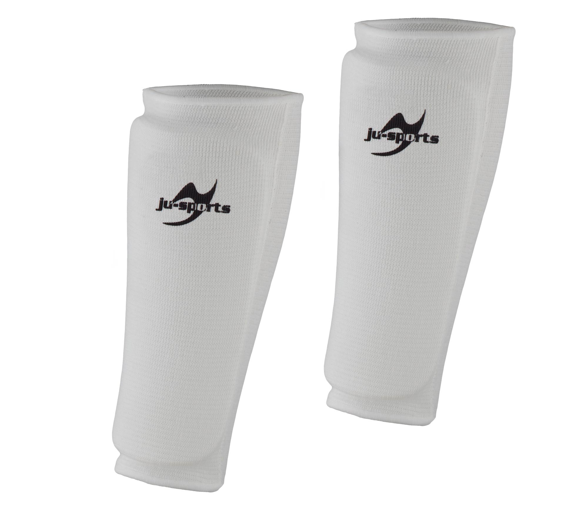 Ju-Sports Schienbeinschoner Stoff weiß