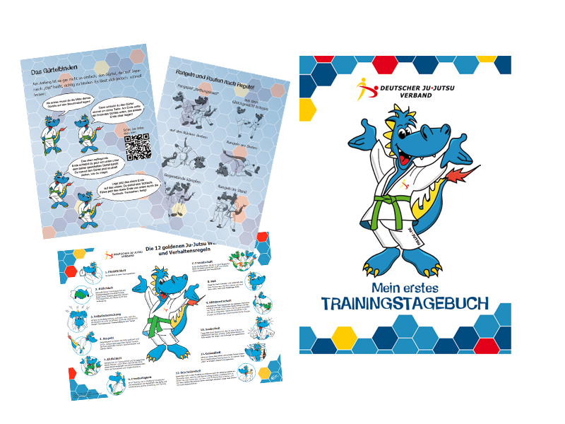 Jiu-Jitsu, Trainingsbuch, Drachen-Charakter, Handbuch, Jugendtraining