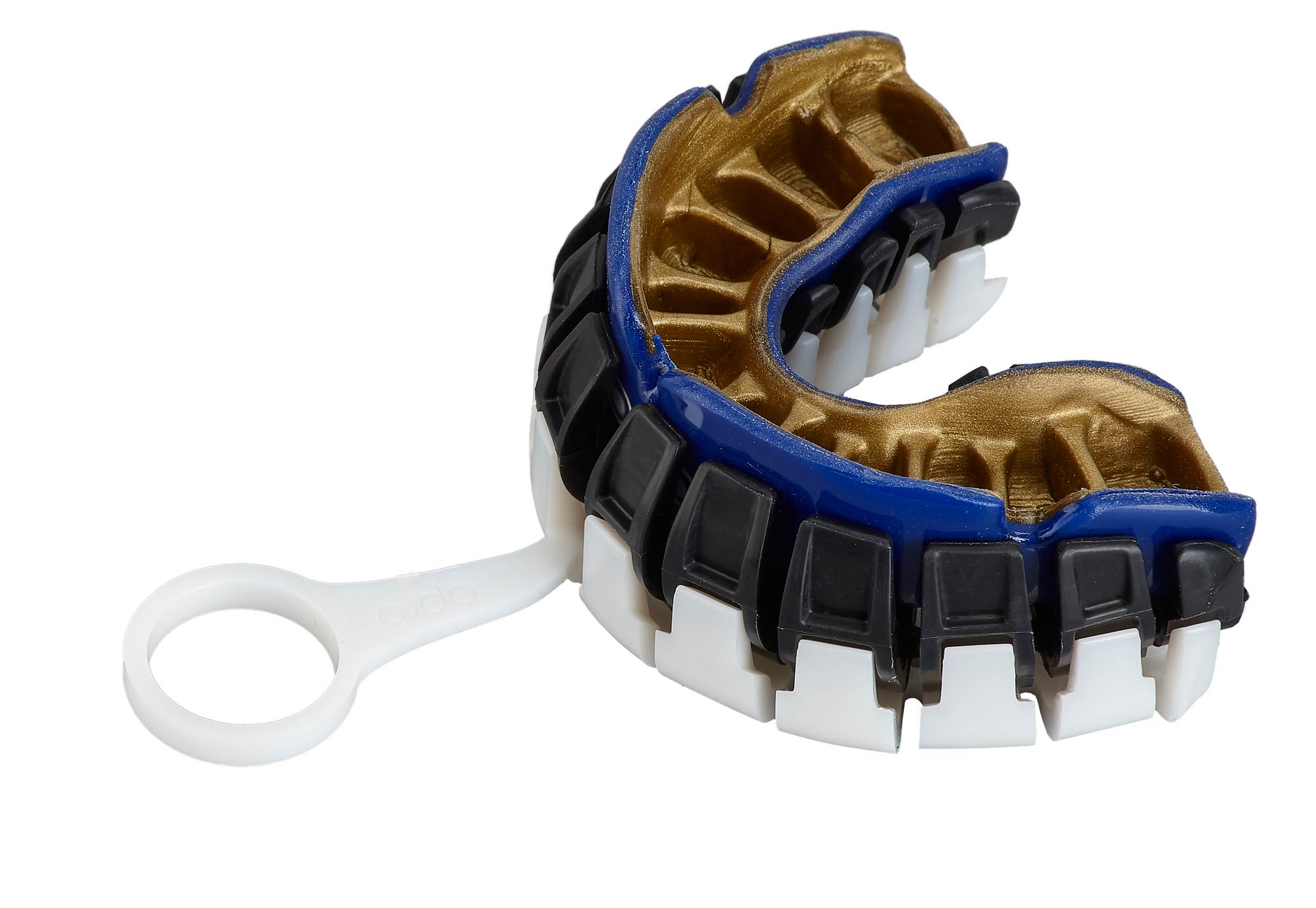 OPRO Zahnschutz PowerFit Dark Blue/Gold