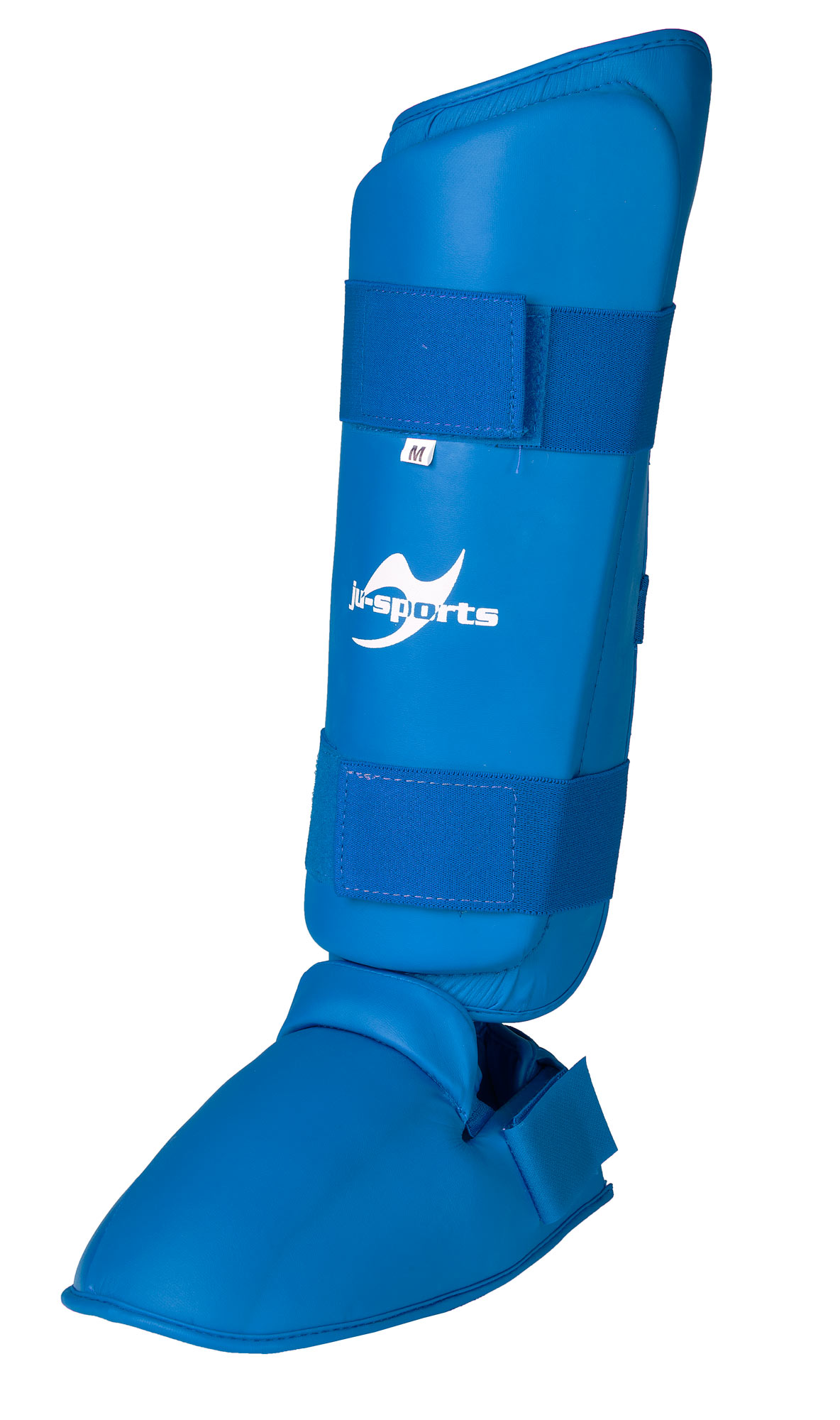 Schienbein-Spannschutz Karate blau