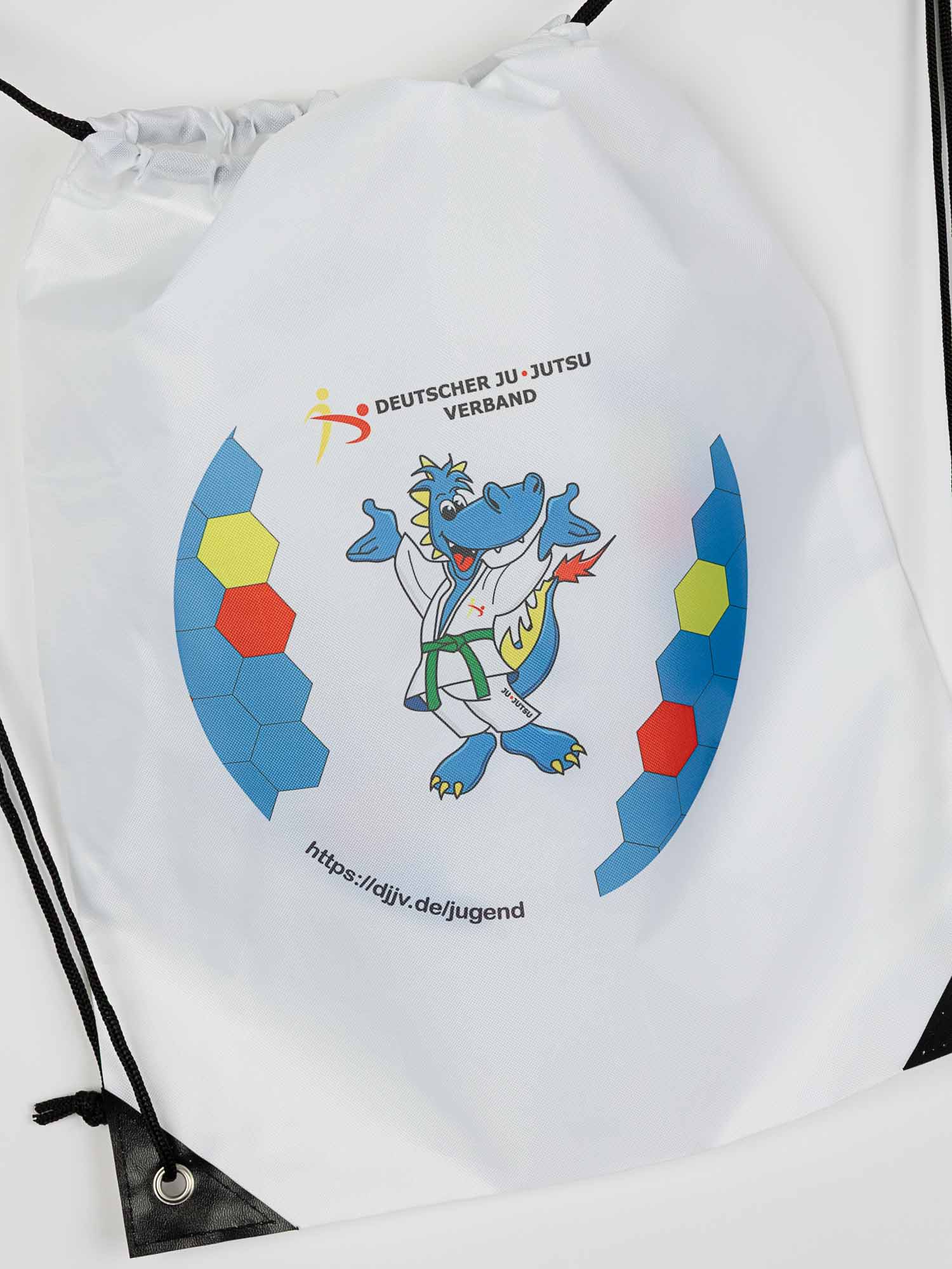 Jutsu Verband, Tagesrucksack, Drachen-Design, Kordelzug, Proto-Logo