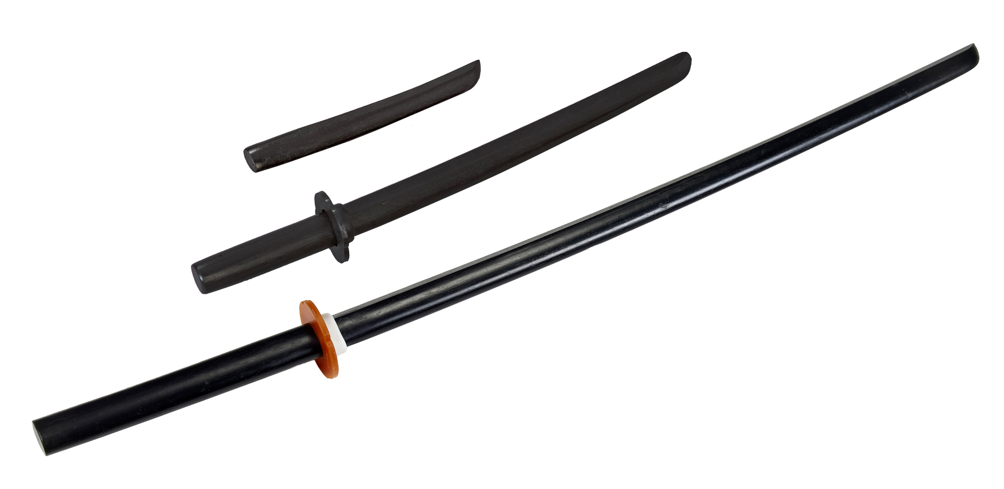Set aus Tanto, Shoto und Bokken in schwarz