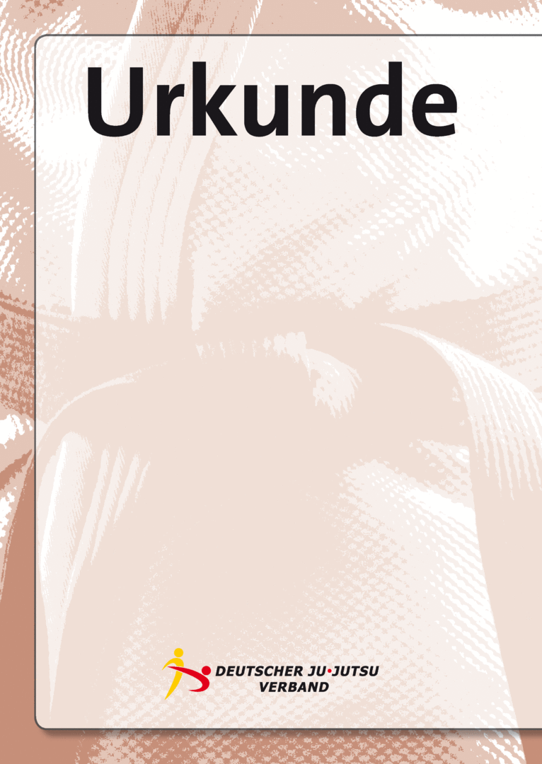 Urkunde zum selbst bedrucken [Motiv 2]