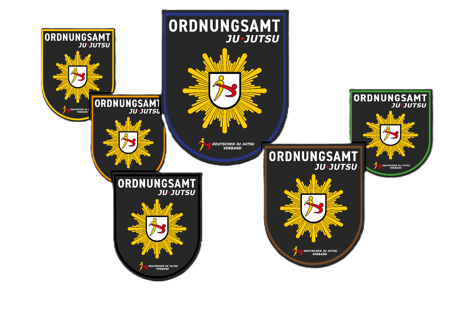 Ordnungamt, Ju-Jutsu, Abzeichen, Stern, Schild