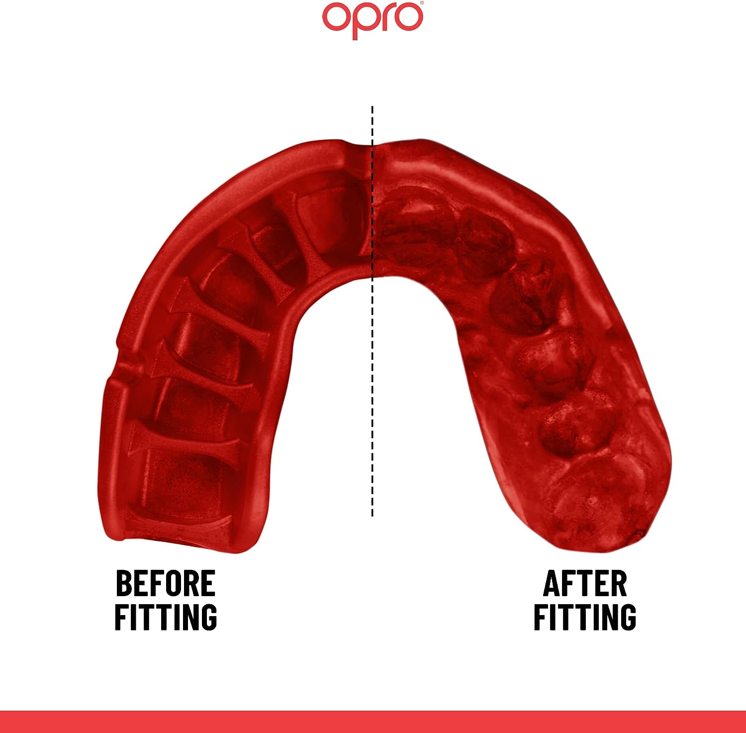 OPRO Zahnschutz Gold Jaws black/red Senior GEN5